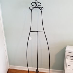 Wedding decor iron easel